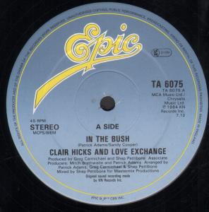 Clair Hicks And Love Exchange - In The Bush - 12 Inch