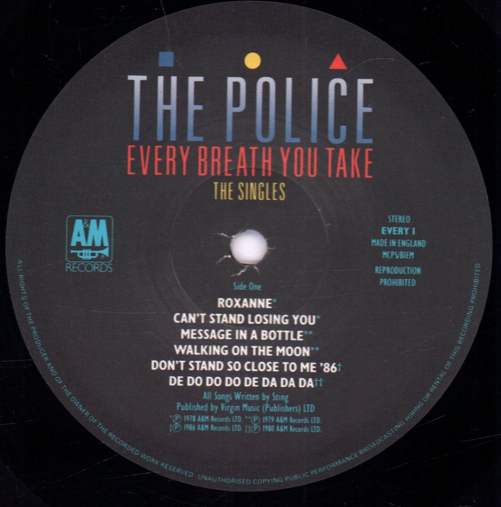 Police - Every Breath You Take The Singles - Lp