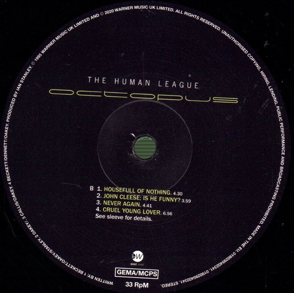 Human League - Octopus - Lp