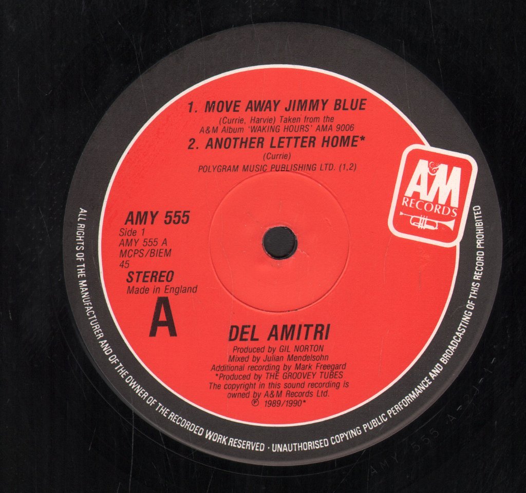 Del Amitri - Move Away Jimmy Blue - 12 Inch
