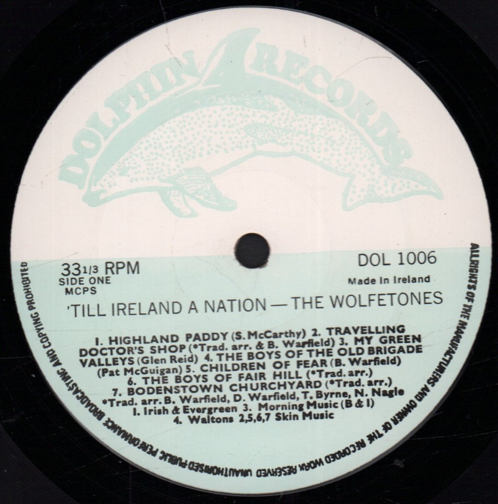 Wolfe Tones - 'Till Ireland A Nation - Lp