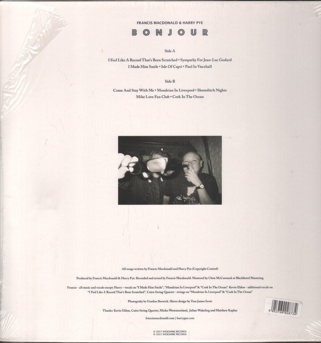 Francis Macdonald & Harry Pye - Bonjour - Lp