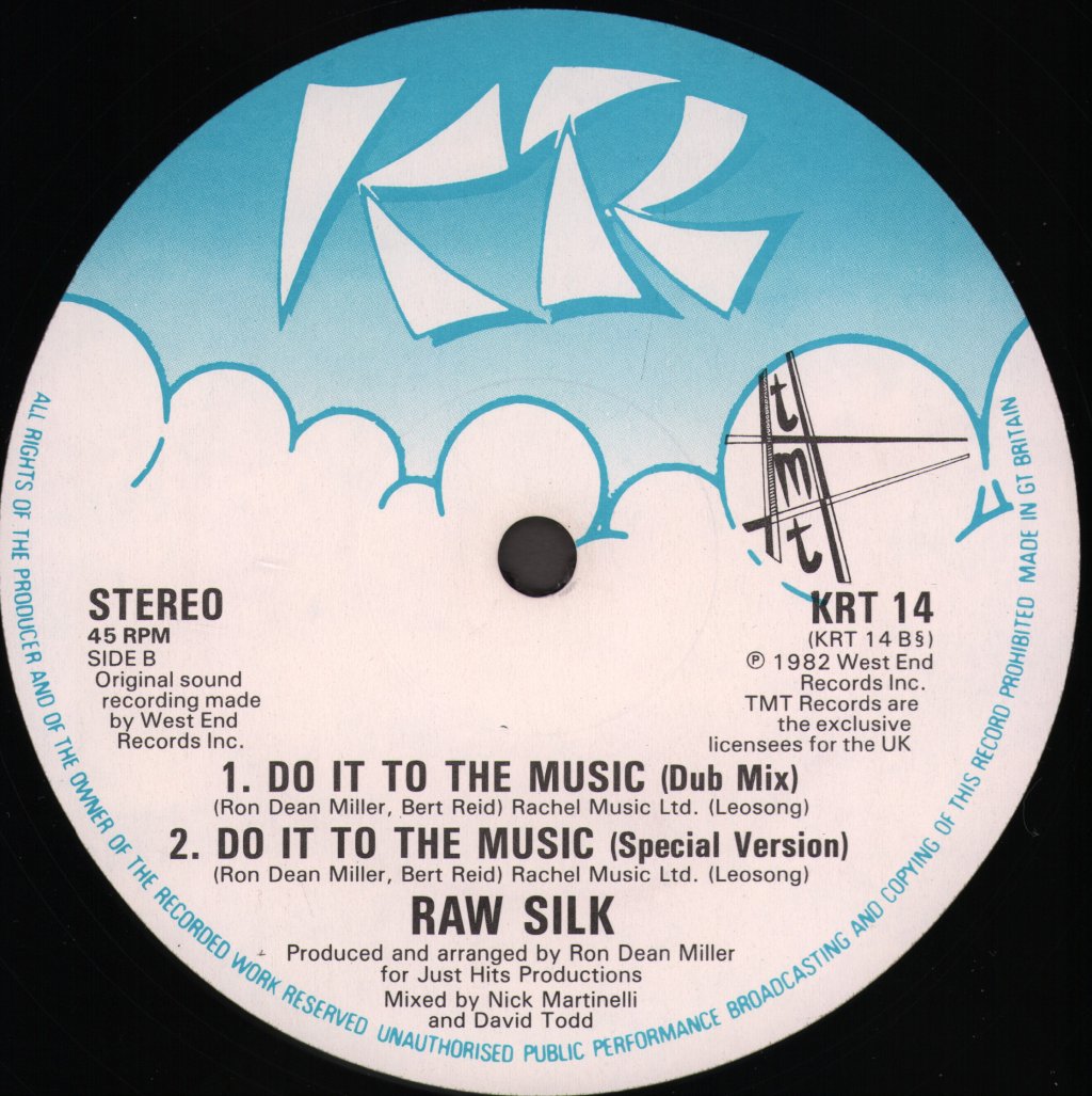 Raw Silk - Do It To The Music - 12 Inch