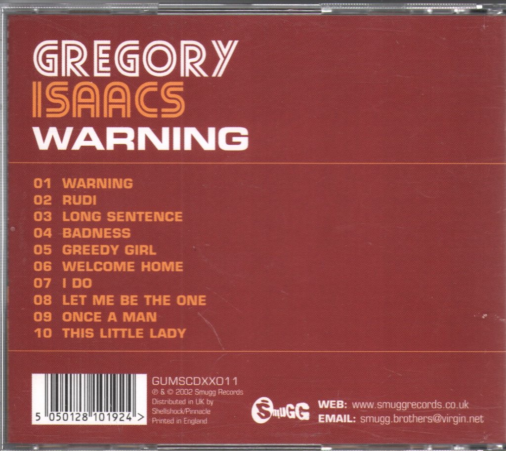 Gregory Isaacs - Warning - Cd
