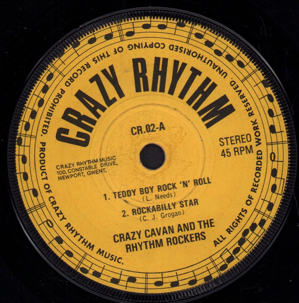 Crazy Cavan And The Rhythm Rockers - Teddy Boy Rock 'N' Roll - 7 Inch