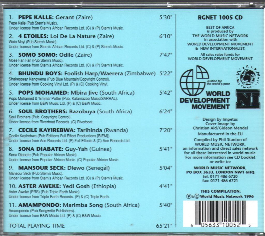 Various Artists - Best Of Africa - Cd