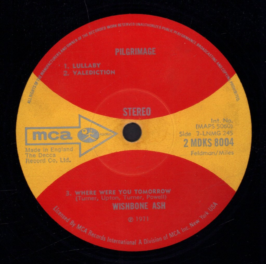 Wishbone Ash - Pilgrimage - Lp