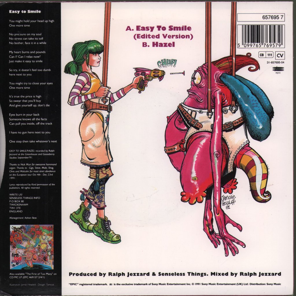 Senseless Things - Easy To Smile - 7 Inch