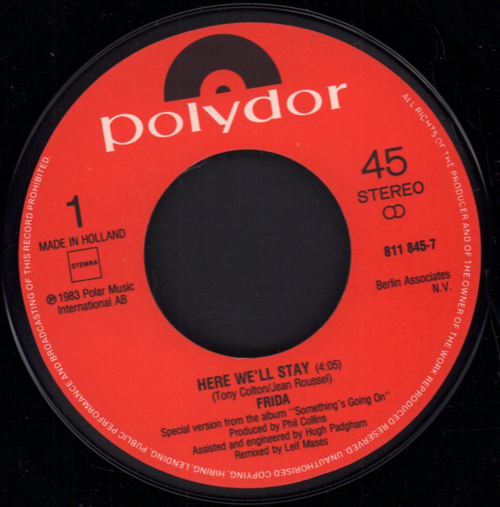 Frida - Here We'll Stay - 7 Inch
