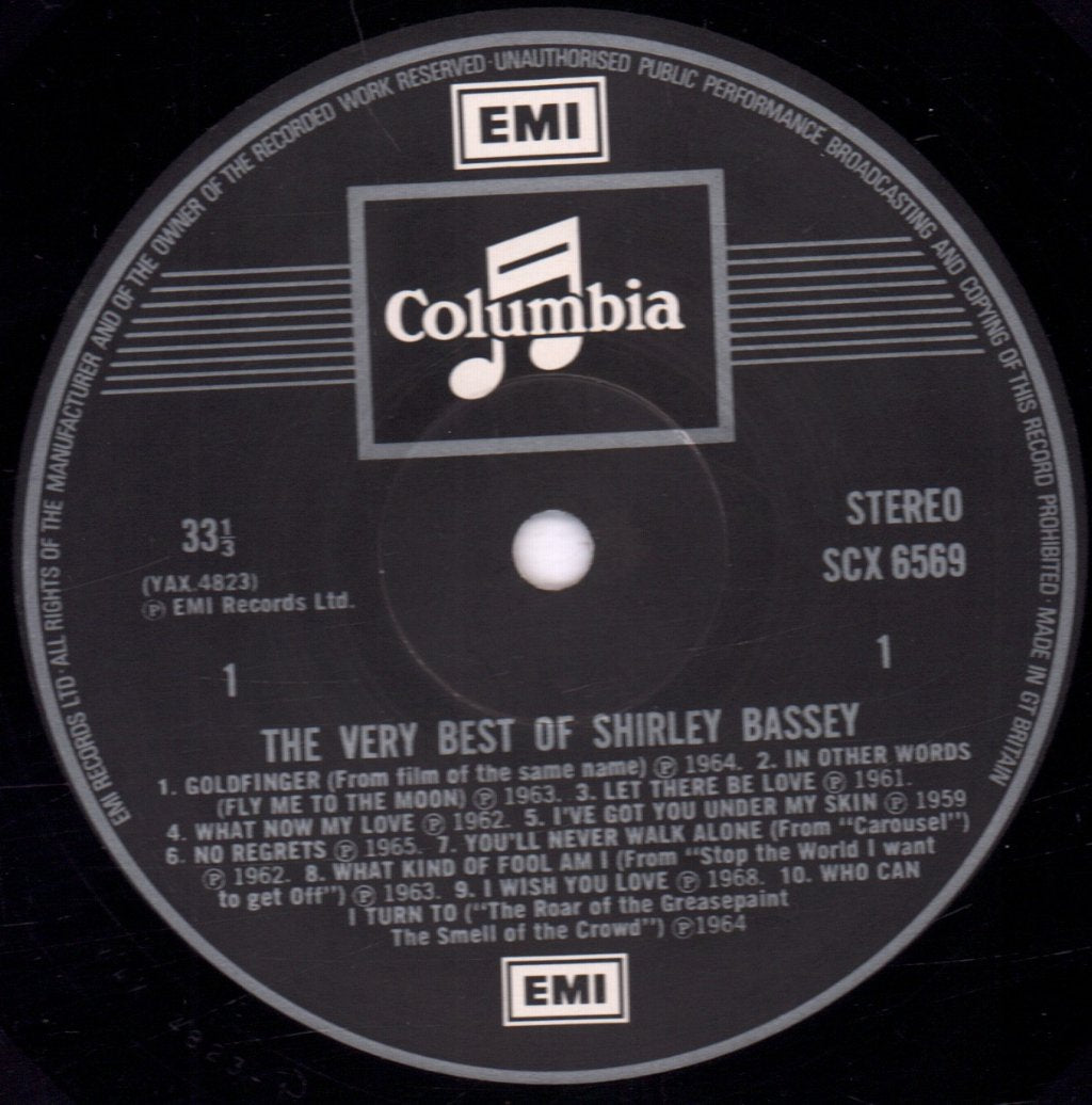 Shirley Bassey - Very Best Of - Lp