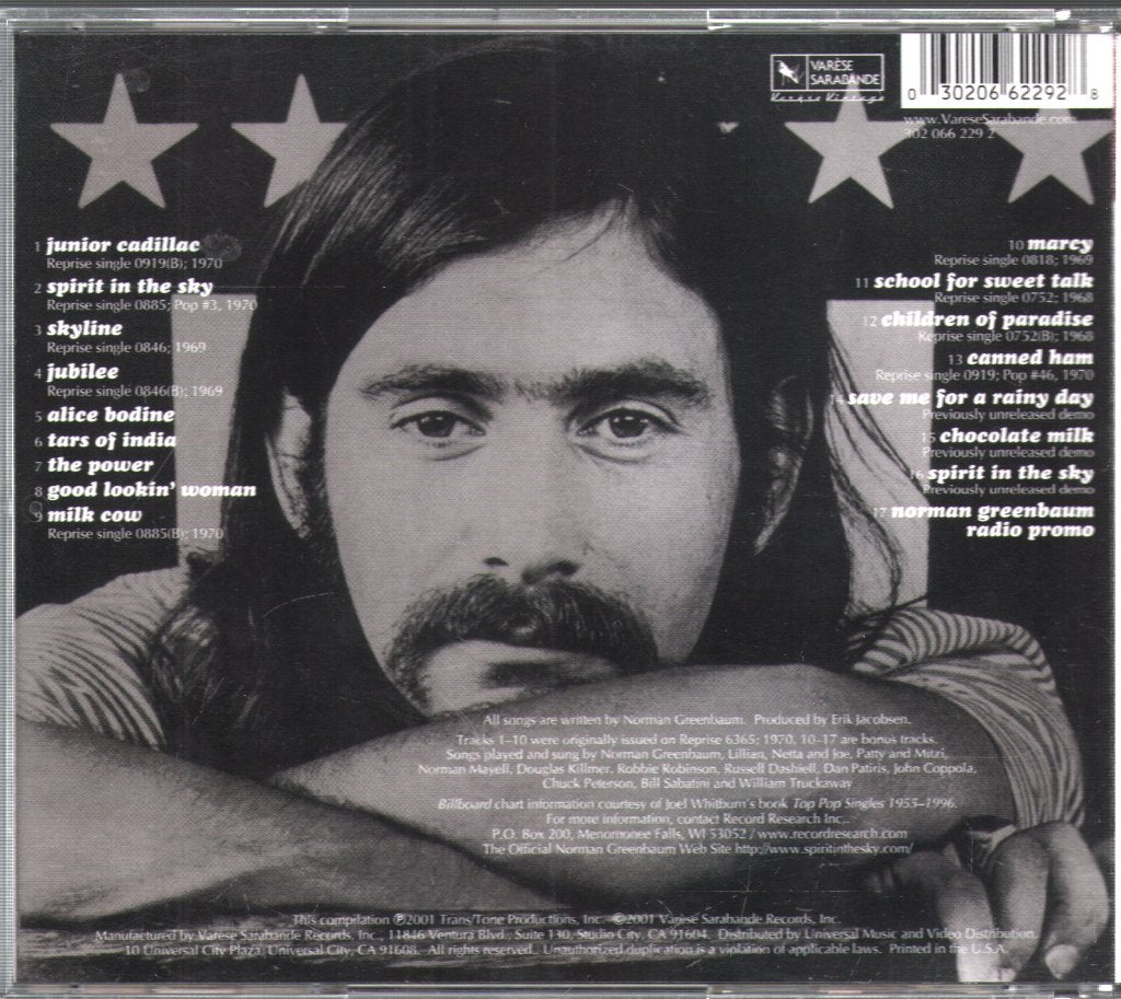 Norman Greenbaum - Spirit In The Sky - Cd