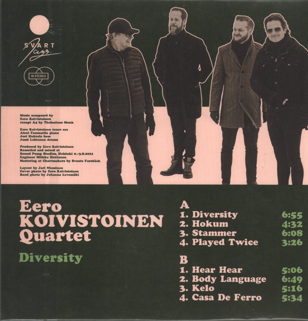 Eero Koivistoinen Quartet - Diversity - Lp