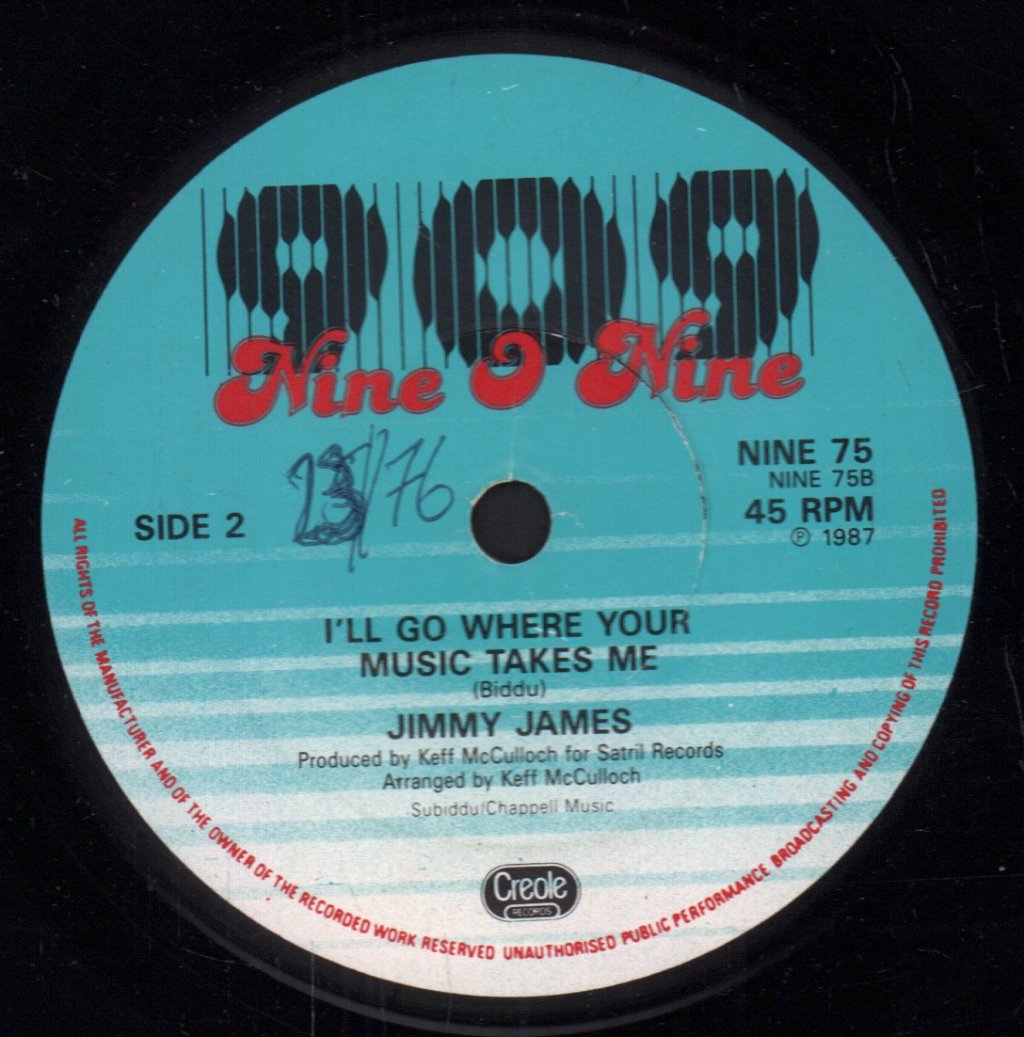 Jimmy James - Now Is The Time - 7 Inch