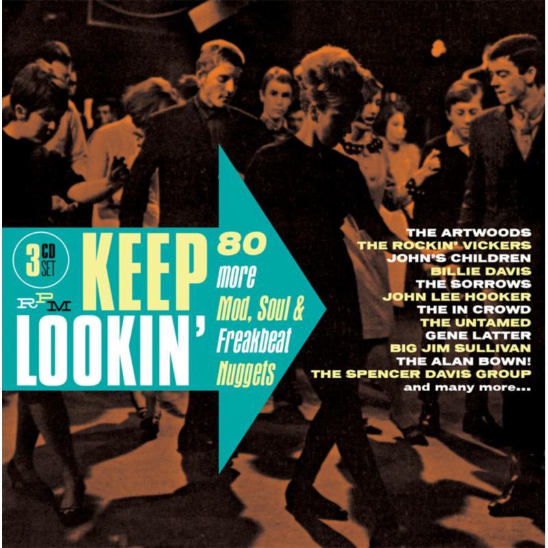 Various Artists - Keep Lookin' - 80 More Mod, Soul & Freakbeat Nuggets - Triple Cd