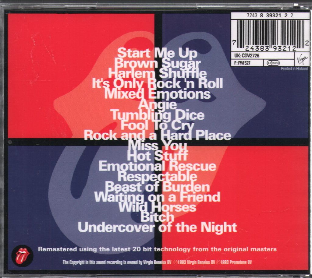 Rolling Stones - Jump Back (The Best Of The Rolling Stones '71 - '93) - Cd