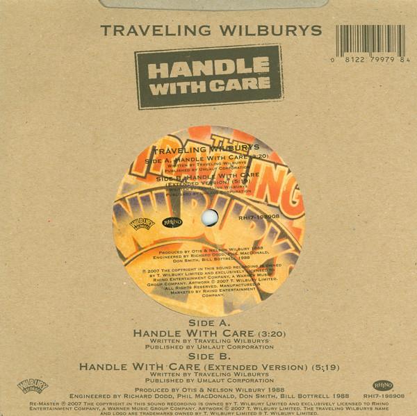 Traveling Wilburys - Handle With Care - 7 Inch