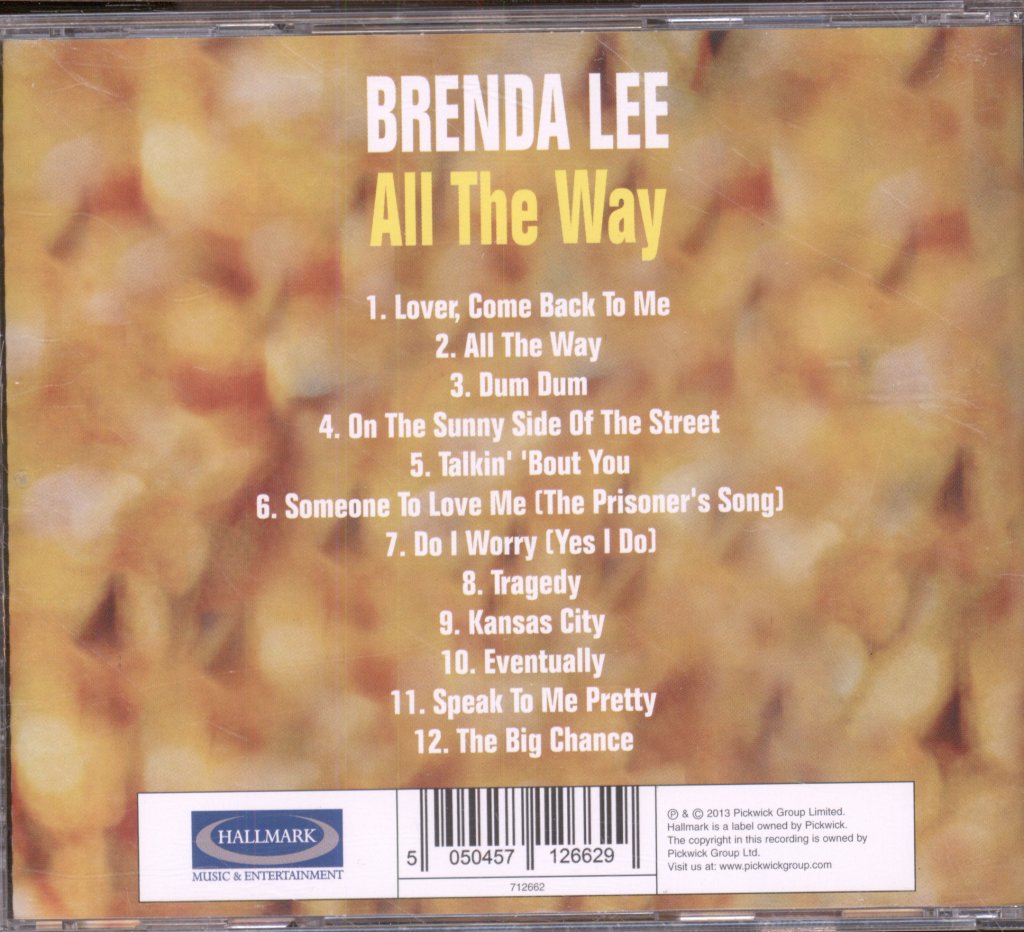 Brenda Lee - All The Way - Cd
