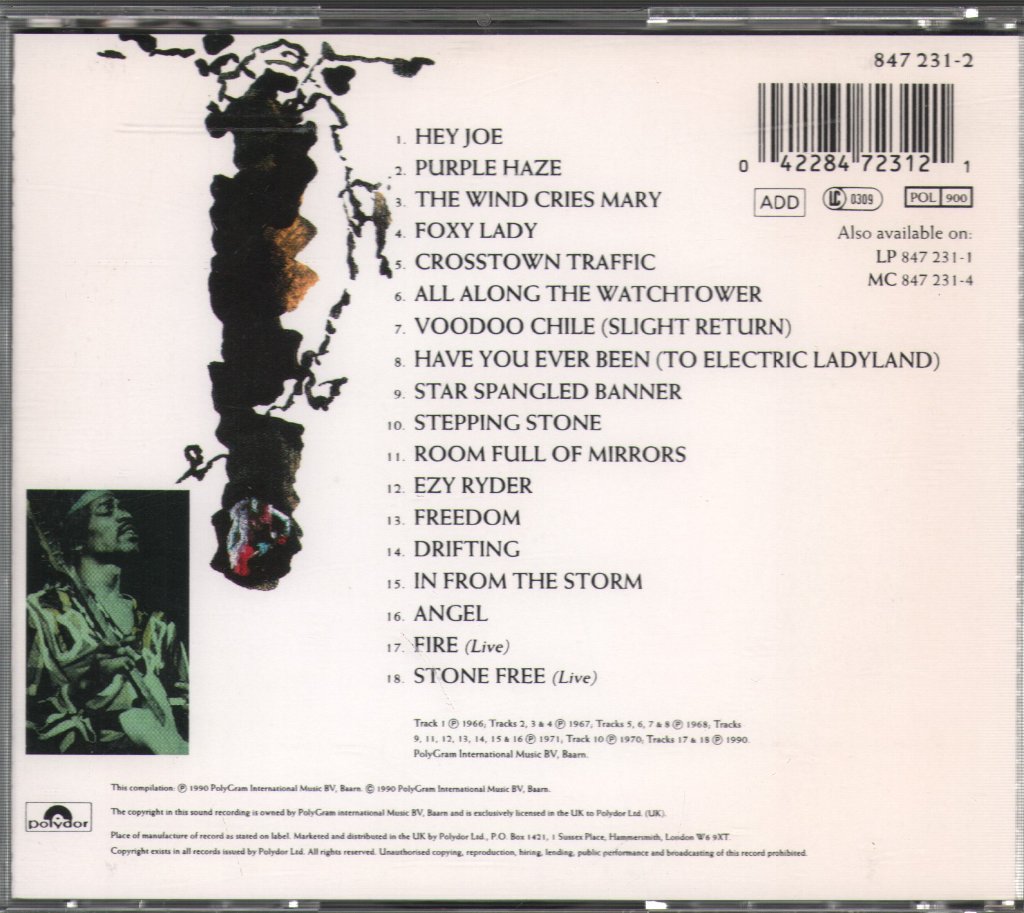 Jimi Hendrix - Cornerstones 1967-1970 - Cd