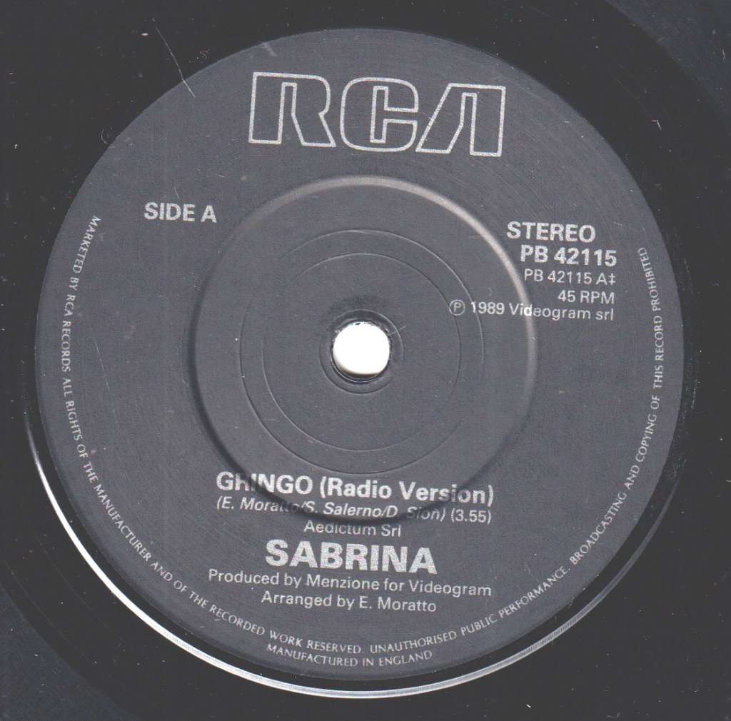 Sabrina - Gringo - 7 Inch
