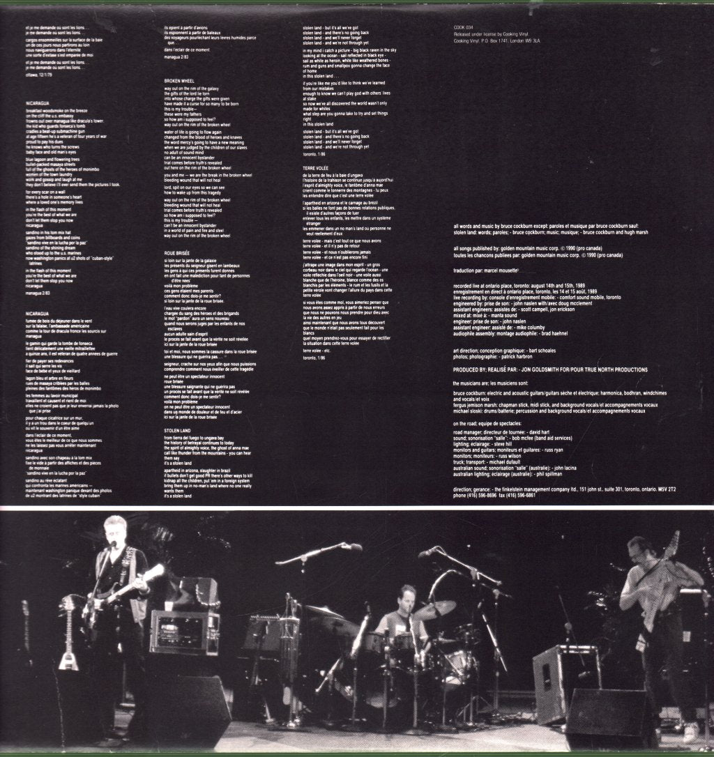 Bruce Cockburn - Live - Lp
