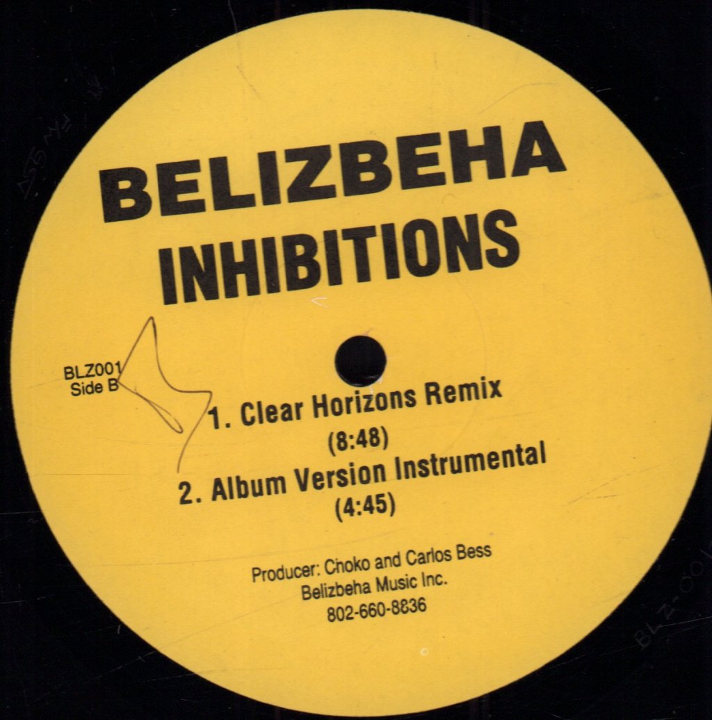 Belizbeha - Inhibitions - 12 Inch