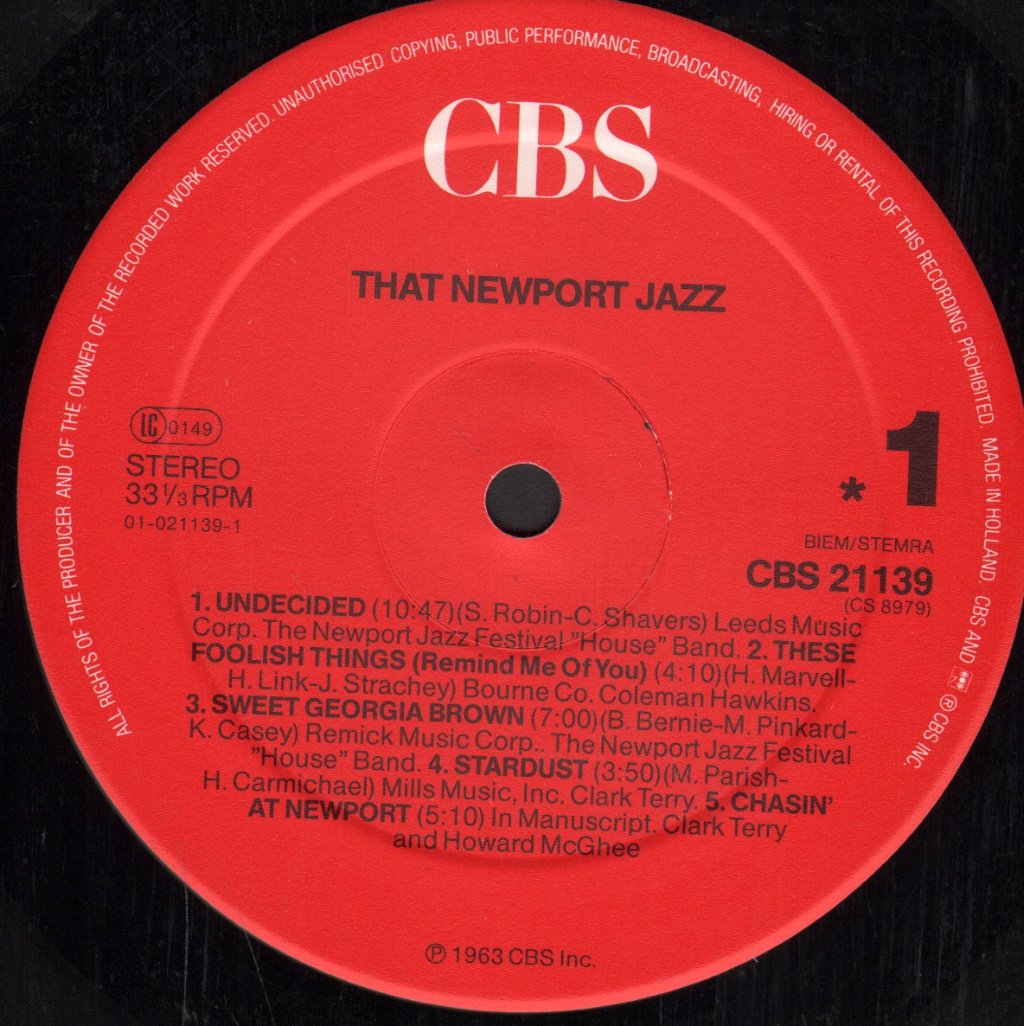 Various Artists - That Newport Jazz - Lp