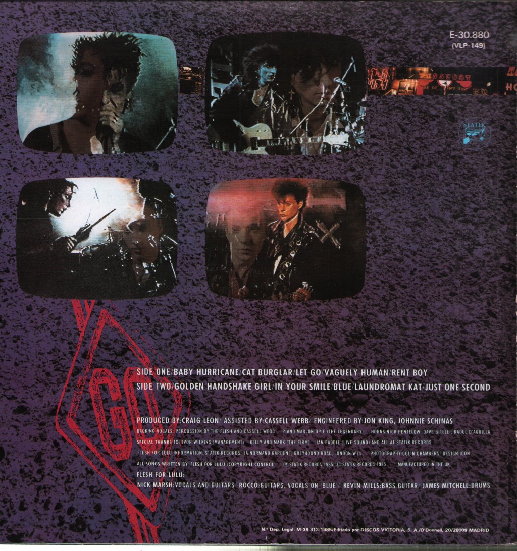 Flesh For Lulu - Big Fun City - Lp