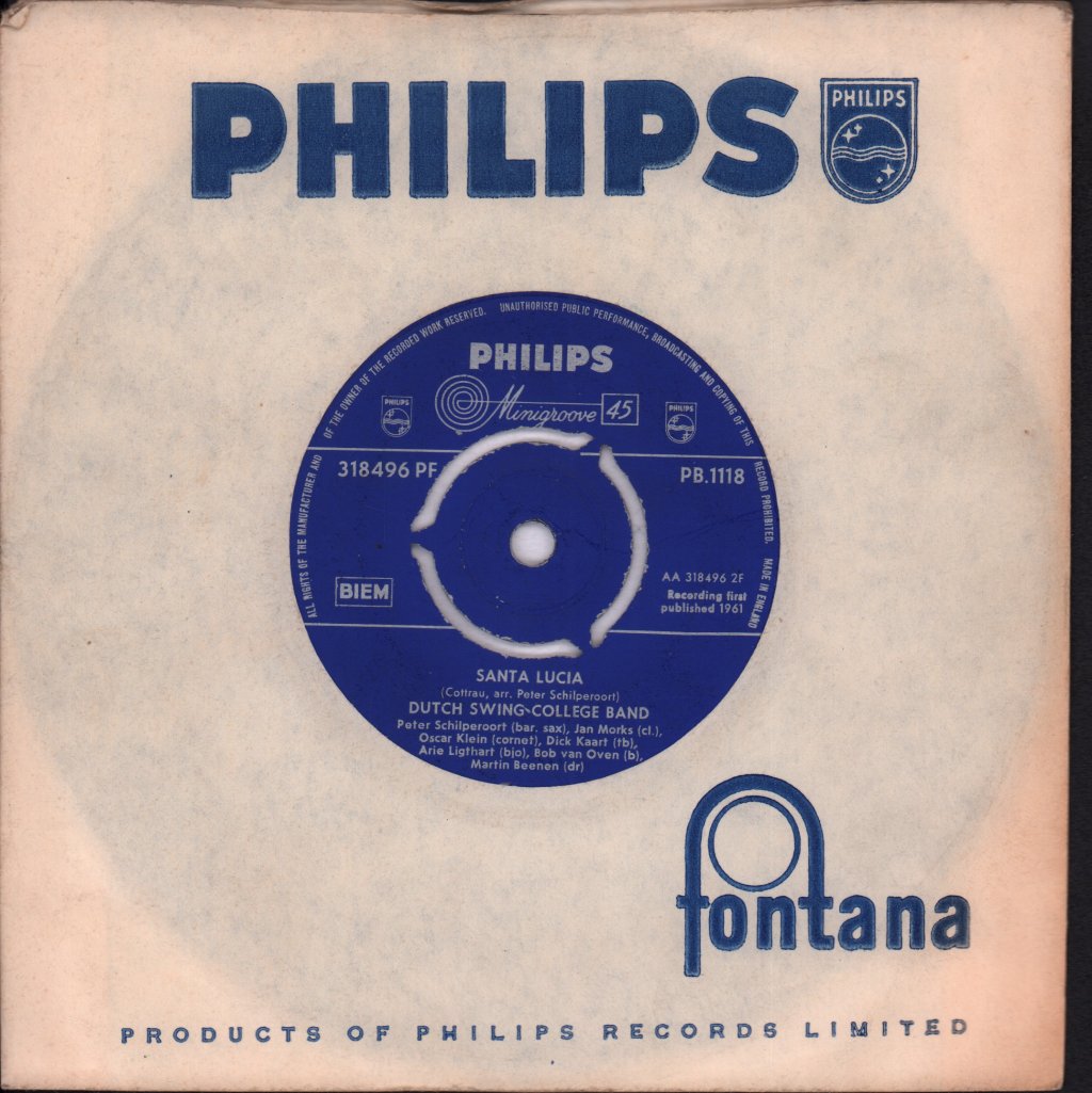 Dutch Swing College Band - Wilhelm Tell - 7 Inch