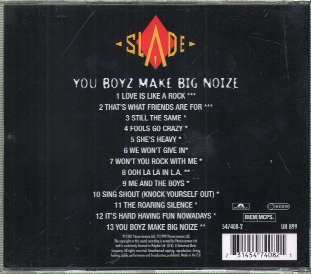 Slade - You Boyz Make Big Noize - Cd
