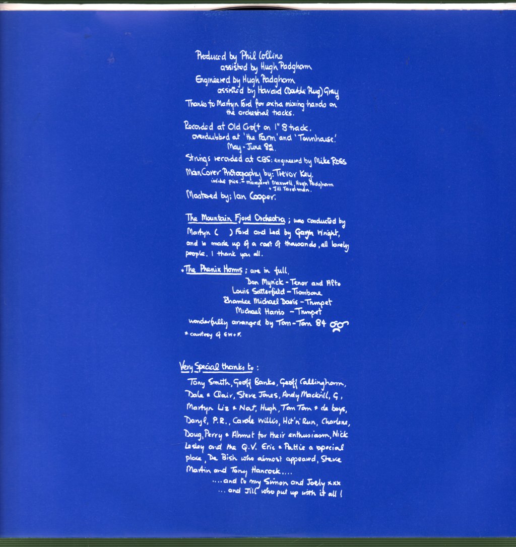 Phil Collins - Hello I Must Be Going - Lp