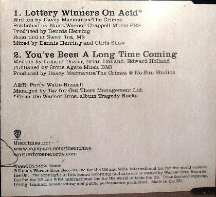 Crimea - Lottery Winners On Acid - Cd