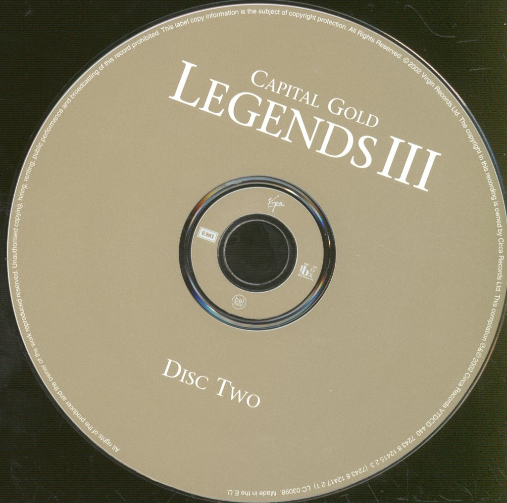 Various Artists - Capital Gold Legends III - Double Cd