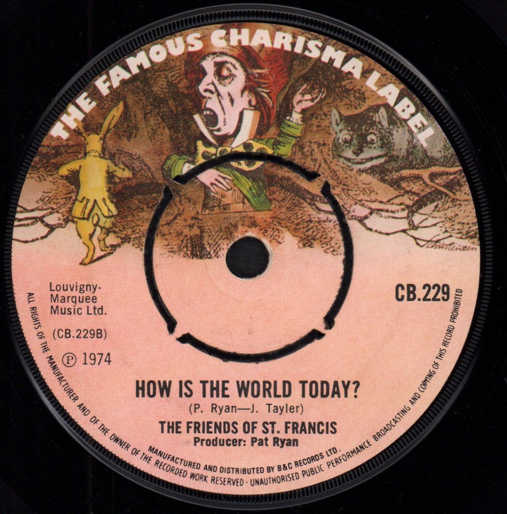 Friends Of St Francis - Man Who Turned On The World - 7 Inch
