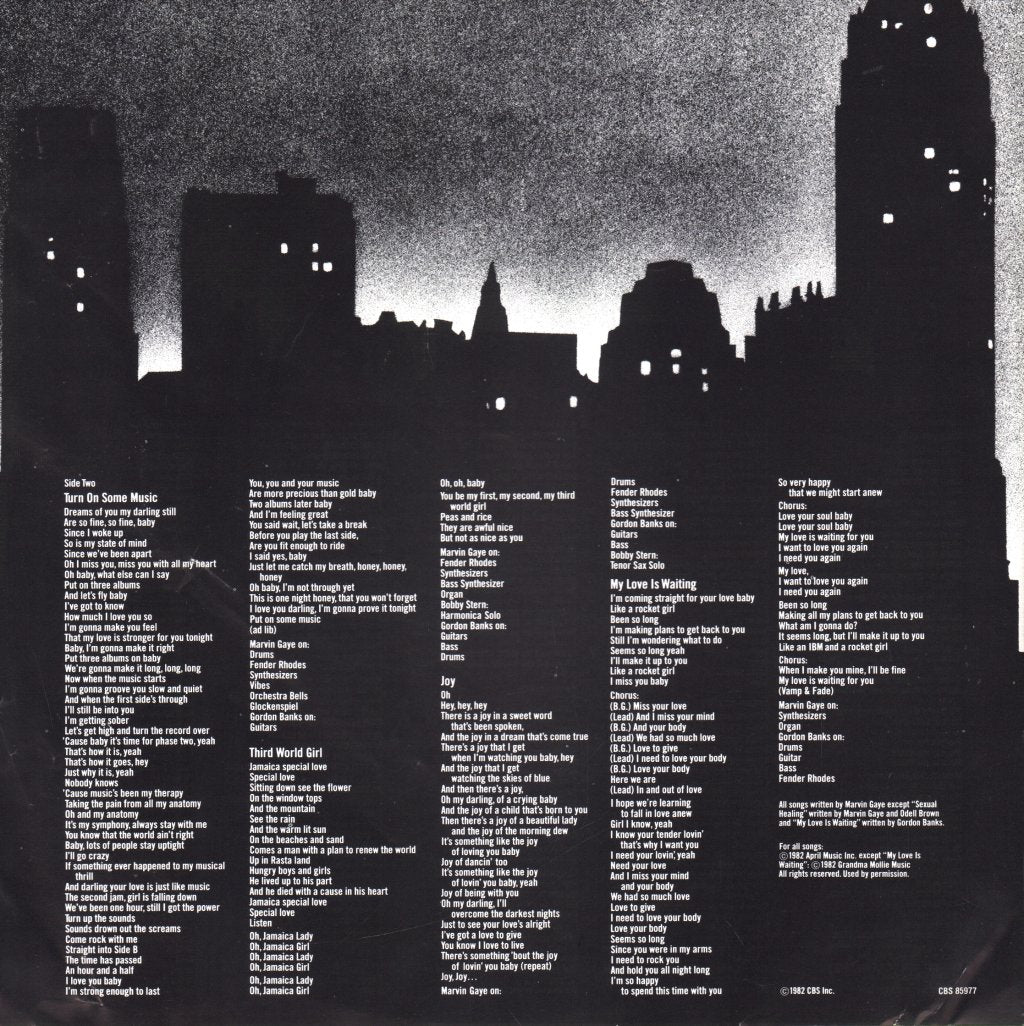 Marvin Gaye - Midnight Love - Lp