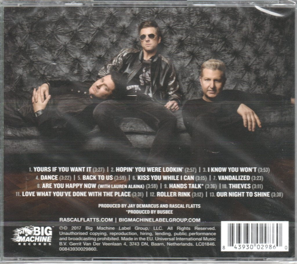 Rascal Flatts - Back To Us - Cd