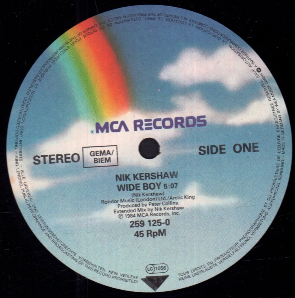 Nik Kershaw - Wide Boy - 12 Inch
