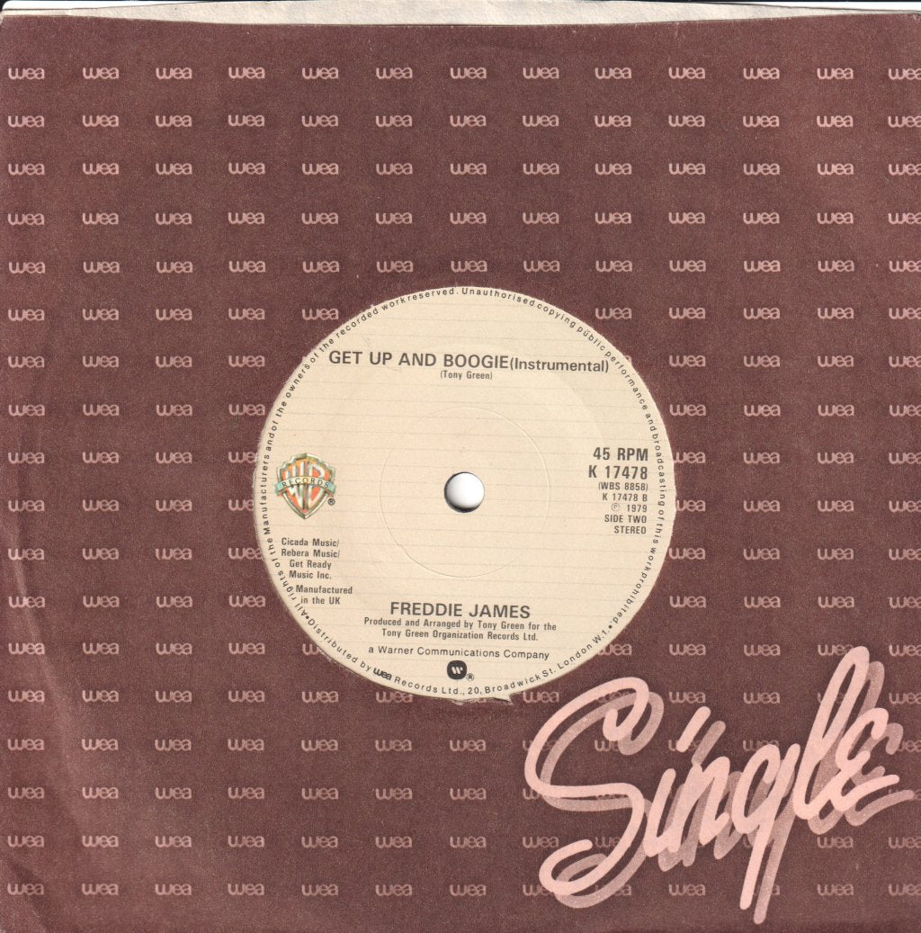 Freddie James - Get Up And Boogie - 7 Inch