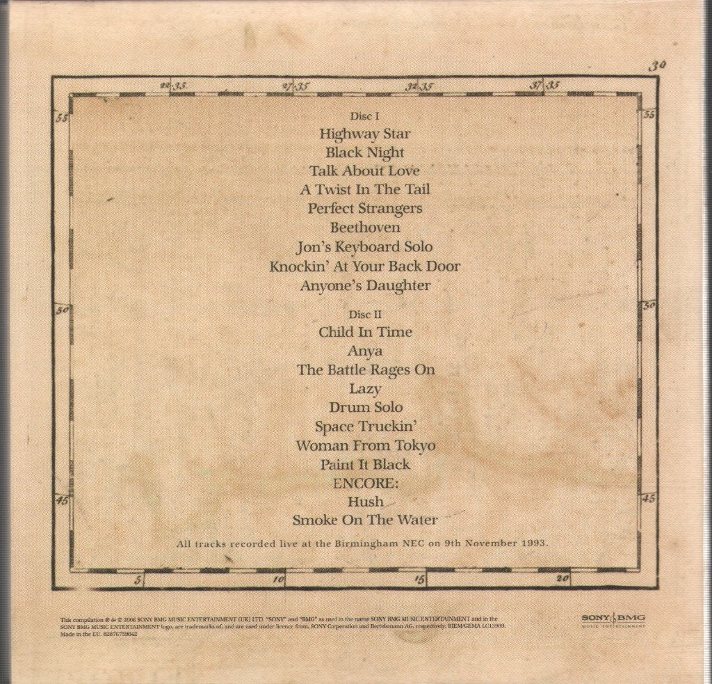 Deep Purple - Live In Europe, 1993 - Cd Set