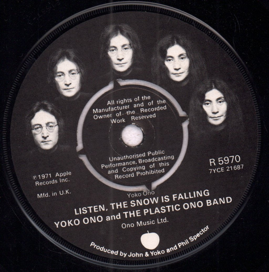 John And Yoko And The Plastic Ono Band - Happy Xmas - 7 Inch