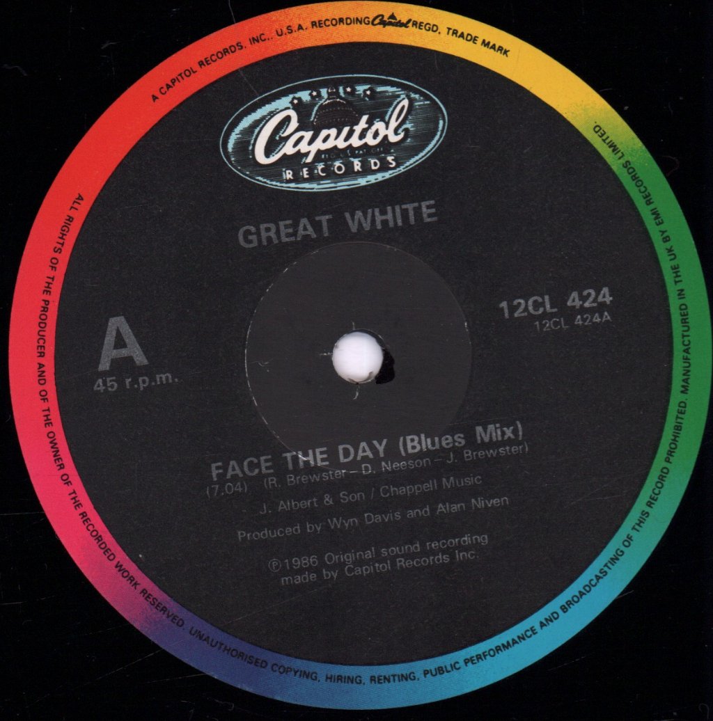 Great White - Face The Day - 12 Inch