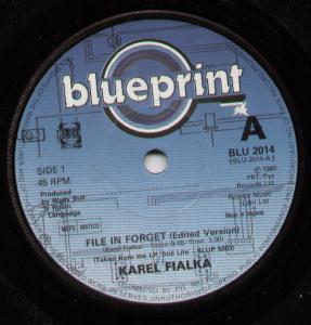 Karel Fialka - File In Forget - 7 Inch