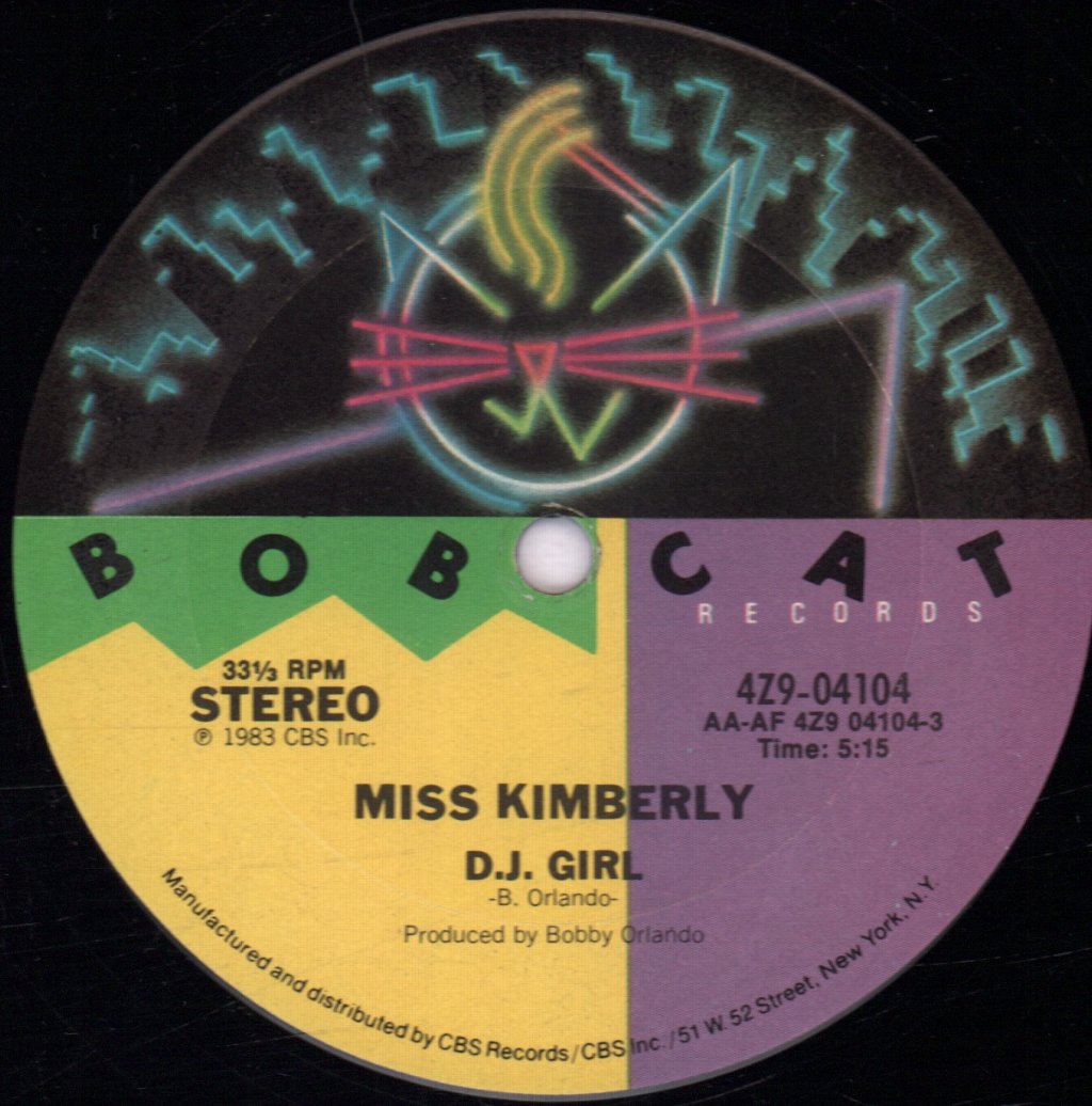 Miss Kimberly - D.J. Girl / My Boyfriend Is A Communist - 12 Inch