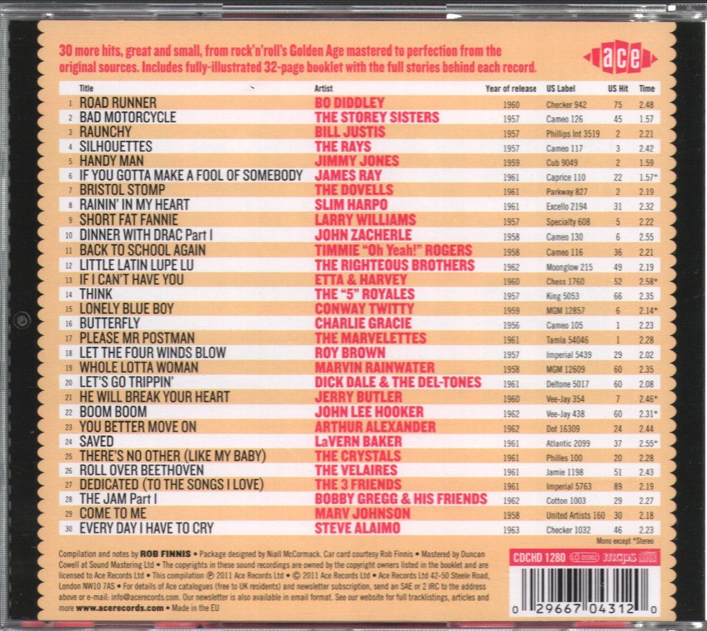 Various Artists - Golden Age Of American Rock 'N' Roll Volume 12 - Cd