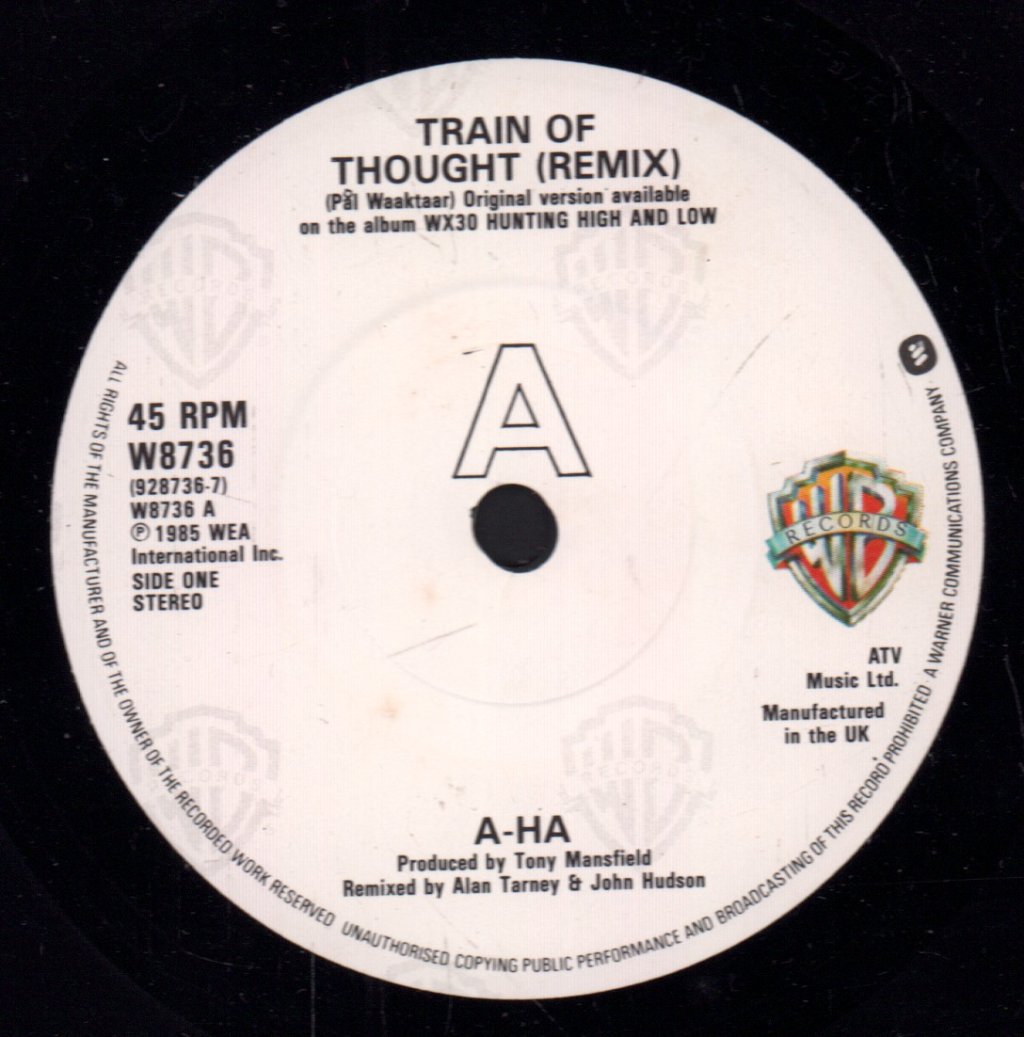 A-Ha - Train Of Thought - 7 Inch