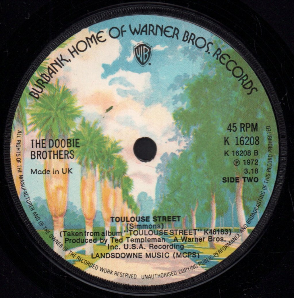 Doobie Brothers - Listen To The Music - 7 Inch