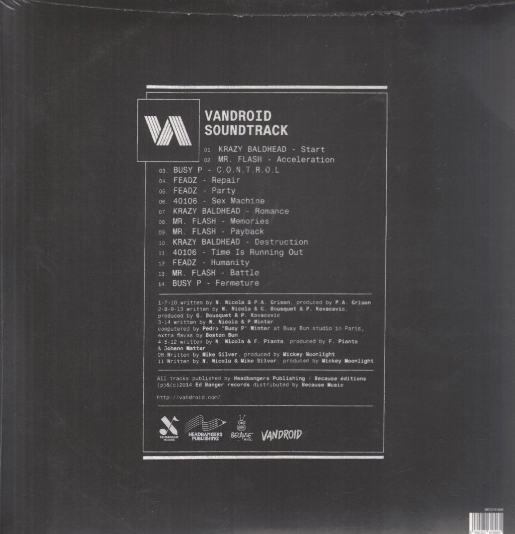Vandroid - Soundtrack - Double Lp