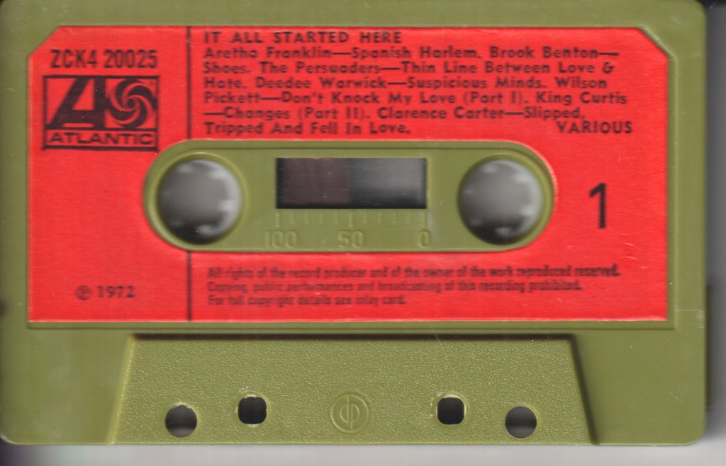 Various Artists - It All Started Here - Cassette