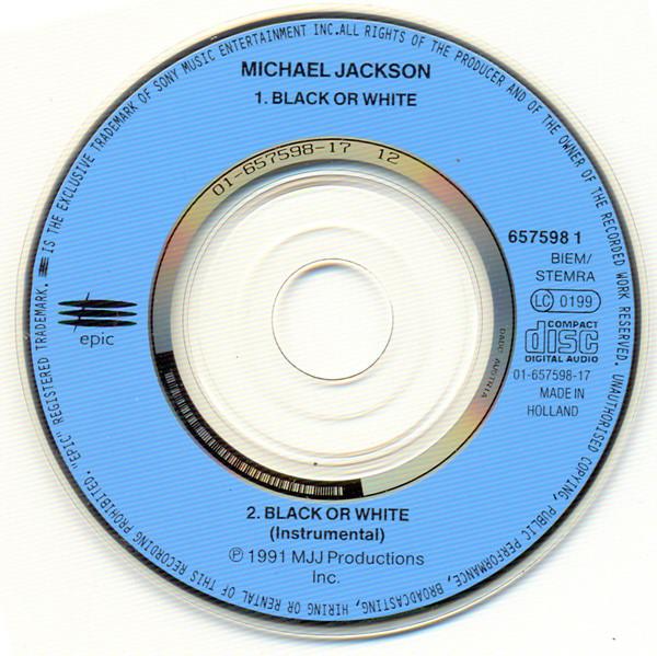 Michael Jackson - Black Or White - Cd