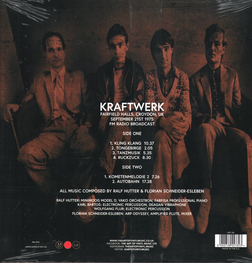Kraftwerk - Live in the UK 1975 - Lp