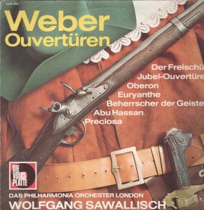 Das Philharmonia Orchester London / Wolfgang Sawallisch - Weber - Ouverturen - Lp